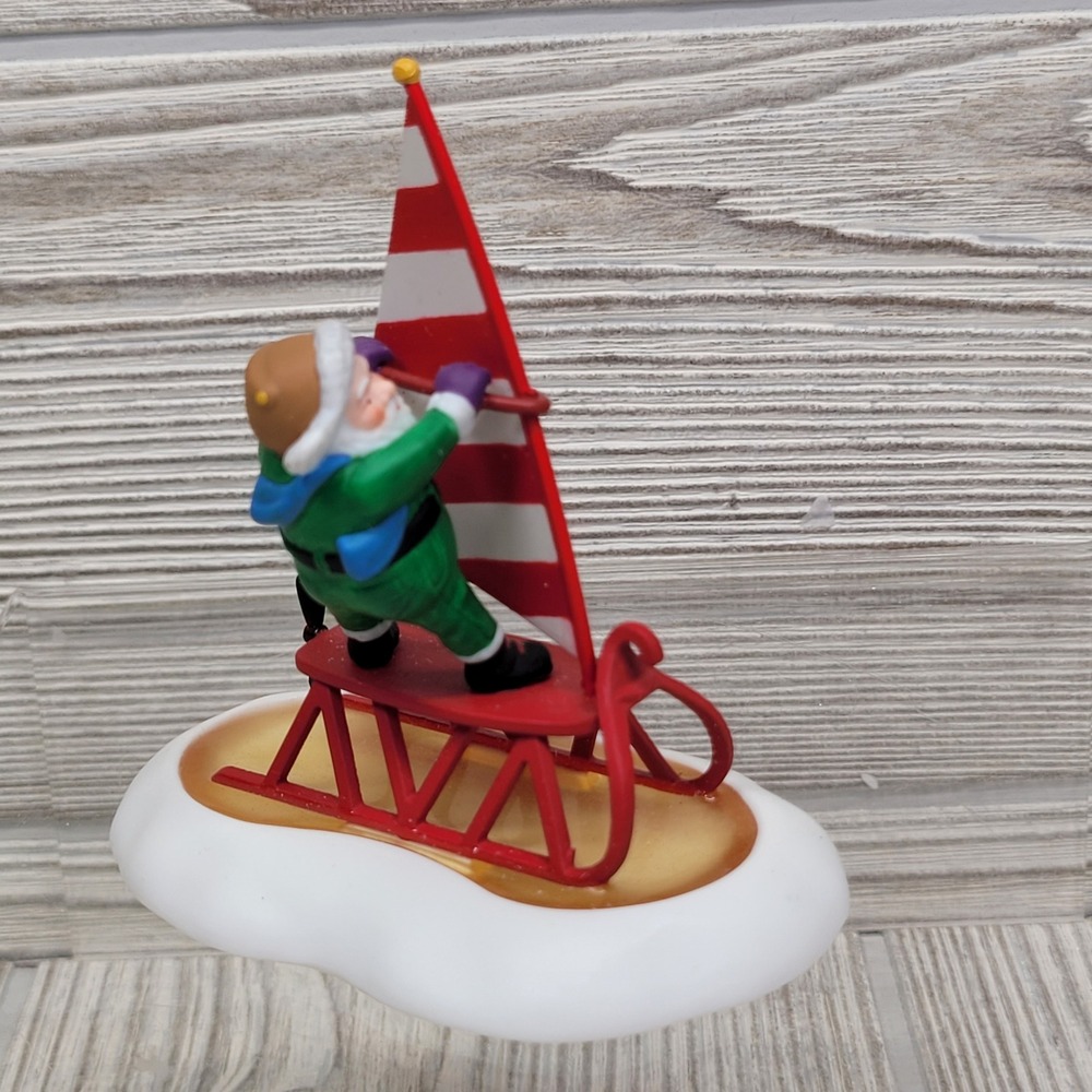 Department‎ 56 North Pole Series Catch The Wind Christmas Village Santa Sailing